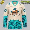 San Jose Barracuda x Teddy Bear Toss AHL Special Edition Hockey Jersey