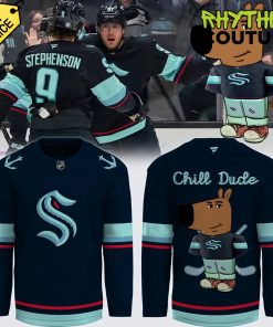 Seattle Kraken x Chill Guy Special Edition Hockey Jersey