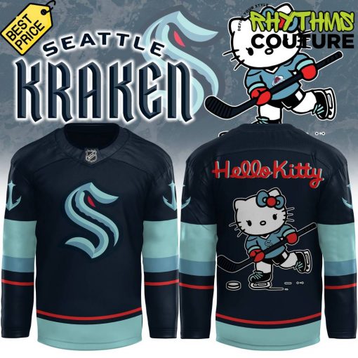 Seattle Kraken x Hello Kitty Special Edition Hockey Jersey