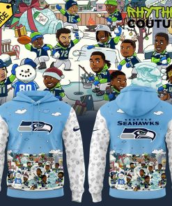 Seattle Seahawks Happy Holidays Hoodie