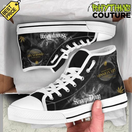 Snoop Dogg Missionary Gunz n Smoke High Top Canvas Shoes