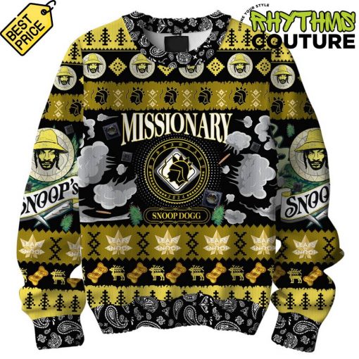 Snoop Dogg Missionary Ugly Christmas Sweater