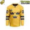 Sweden National Ice Hockey Team 4 nations tournament hockey jersey