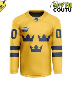 Sweden National Ice Hockey Team 4 Nations Face-Off 2025 Hockey Jersey