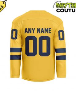 Sweden National Ice Hockey Team 4 Nations Face-Off 2025 Hockey Jersey