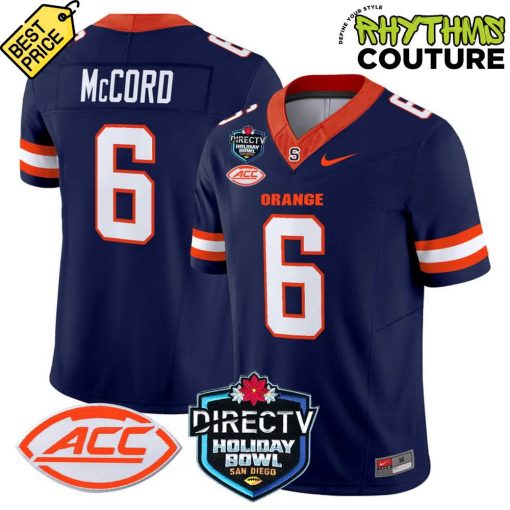 Syracuse Orange 2025 Holiday Bowl Special Edition Football Jersey