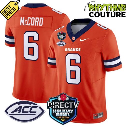 Syracuse Orange 2025 Holiday Bowl Special Edition Football Jersey