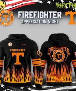 Tennessee Volunteers x 2024 Firefighter Appreciation Night Special Edition Black Hoodie