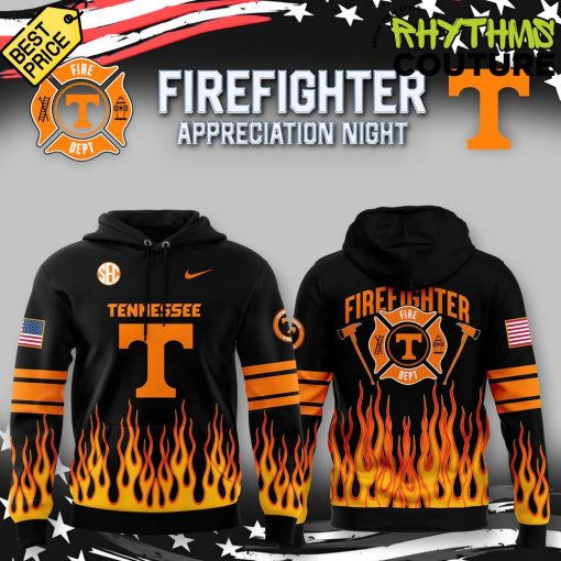 Tennessee Volunteers x 2024 Firefighter Appreciation Night Special Edition Black Hoodie