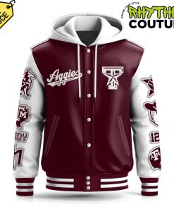 Texas A&M Aggies SEC West Hooded Baseball Jacket