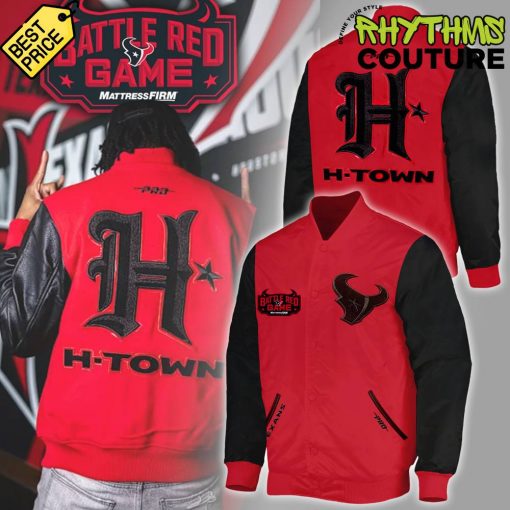 Texas Houston Battle Red Game Special Edition Bomber Jacket