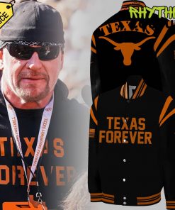 Texas Longhorns “Texas Forever” Black Bomber Jacket