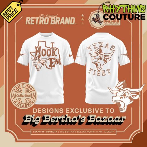 Texas Longhorns x Big Bertha’s Bazaar White Tee