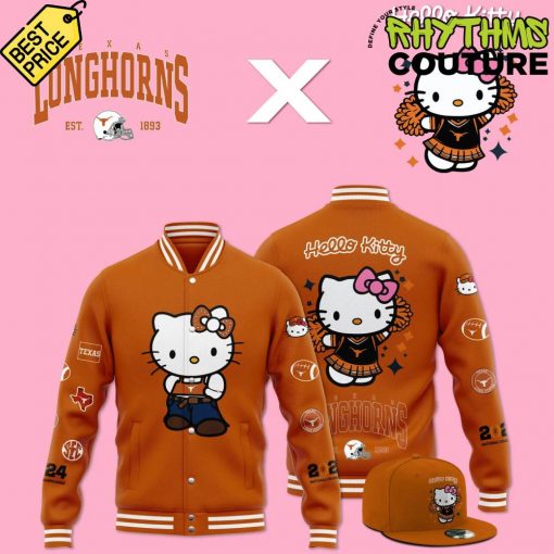 Texas Longhorns x Hello Kitty Limited Edition Baseball Jacket