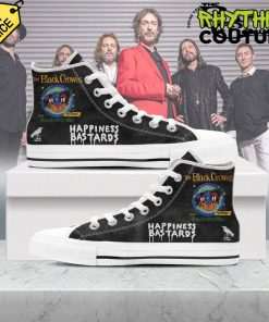 The Black Crowes Happiness Bastard High Top Canvas Shoes