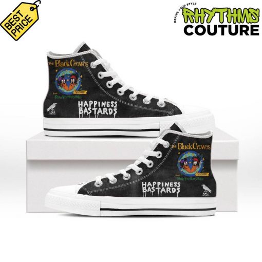 The Black Crowes Happiness Bastard High Top Canvas Shoes