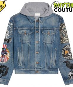 The Black Crowes Happiness Bastards Tour Hooded Denim Jacket