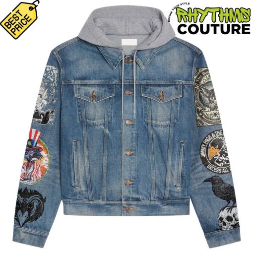 The Black Crowes Happiness Bastards Tour Hooded Denim Jacket