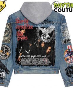 The Black Crowes Happiness Bastards Tour Hooded Denim Jacket