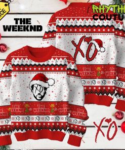 The Weeknd XO Red Ugly Christmas Sweater