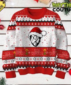 The Weeknd XO Red Ugly Christmas Sweater