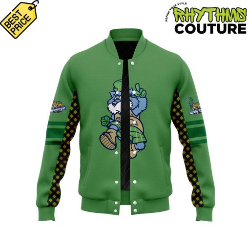 Toledo Walleye St Patrick’s Day Special Edition Baseball Jacket