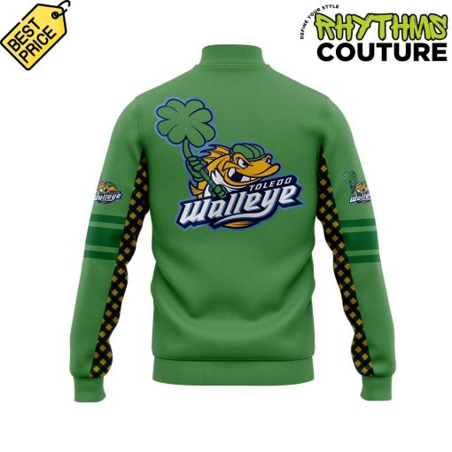 Toledo Walleye St Patrick’s Day Special Edition Baseball Jacket