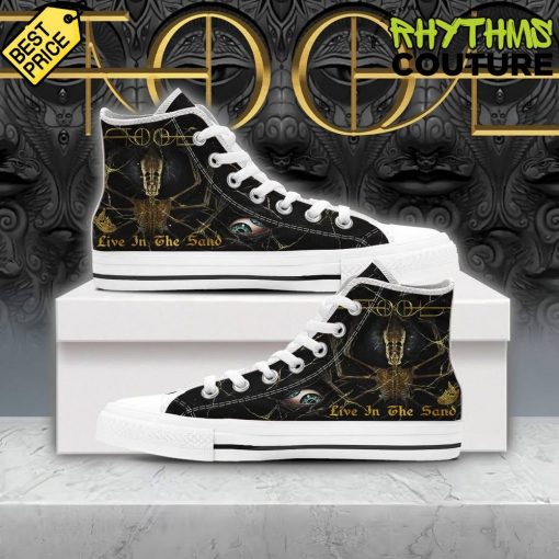 Tool Band Live In The Sand High Top Canvas Shoes