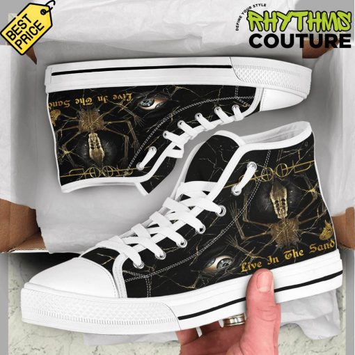 Tool Band Live In The Sand High Top Canvas Shoes