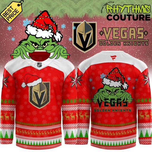 Vegas Golden Knights x Grinch Christmas Limited Edition Jersey