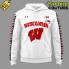 Wisconsin Badgers Basketball x Hello Kitty Special Edition White Hoodie