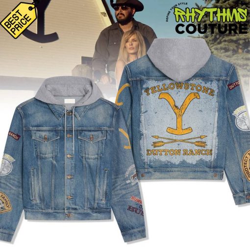 Yellowstone Dutton Rance Hooded Denim Jacket