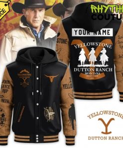 Yellowstone Dutton Ranch Hooded Baseball Jacket