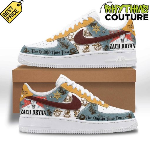 Zach Bryan The Quittin Time Tour Air Force 1 Sneaker