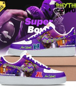 New Orleans NFL Super Bowl LIX 2025 Air Force 1 Sneaker