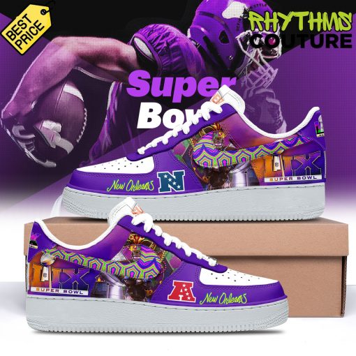 New Orleans NFL Super Bowl LIX 2025 Air Force 1 Sneaker