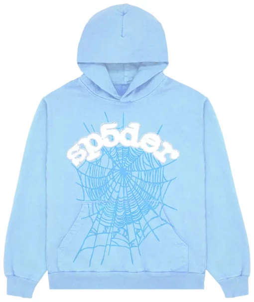 Baby Blue Spider Hoodie