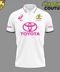 Australia National Cricket Pink Test Sydney Cricket Ground Polo Shirt