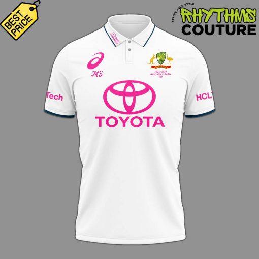 Australia National Cricket Pink Test Sydney Cricket Ground Polo Shirt