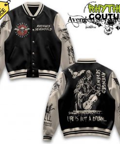 Avenged Sevenfold Life is But A Dream Baseball Jacket