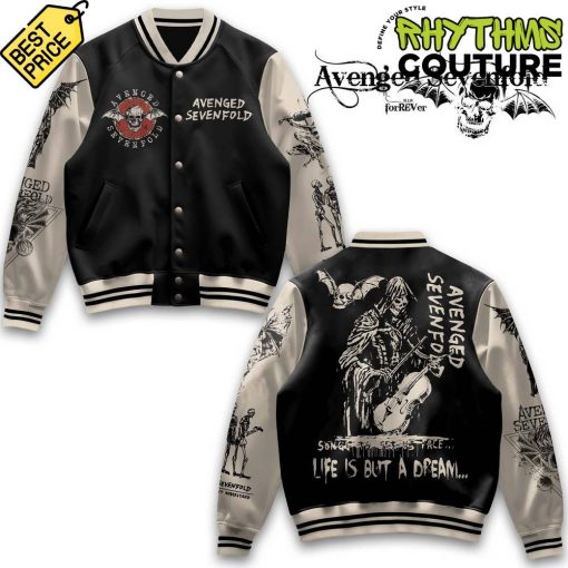 Avenged Sevenfold Life is But A Dream Baseball Jacket