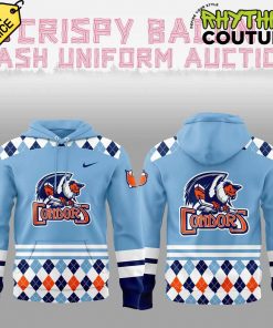 Bakersfield Condors Crispy Bacon Dash Uniform Auction Hoodie