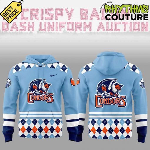 Bakersfield Condors Crispy Bacon Dash Uniform Auction Hoodie