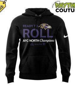 Baltimore Ravens AFC North Division Champions Ready To Roll Hoodie