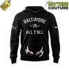 Baltimore Ravens vs All Yall Limited Edition Black Hoodie