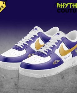 Baltimore Ravens x Hello Kitty Personalized Air Force 1 Sneaker