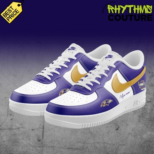 Baltimore Ravens x Hello Kitty Personalized Air Force 1 Sneaker