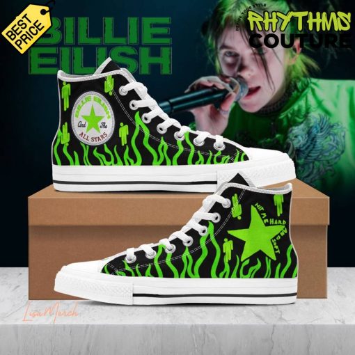 Billie Eilish “Hit Me Hard and Soft” High Top Canvas Shoes