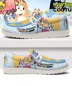 Bluey “You are Stronger than You Know” Loafer Shoes