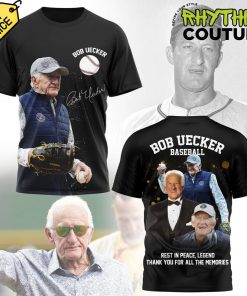 Bob Uecker Baseball Thank You For All The Memories Tee